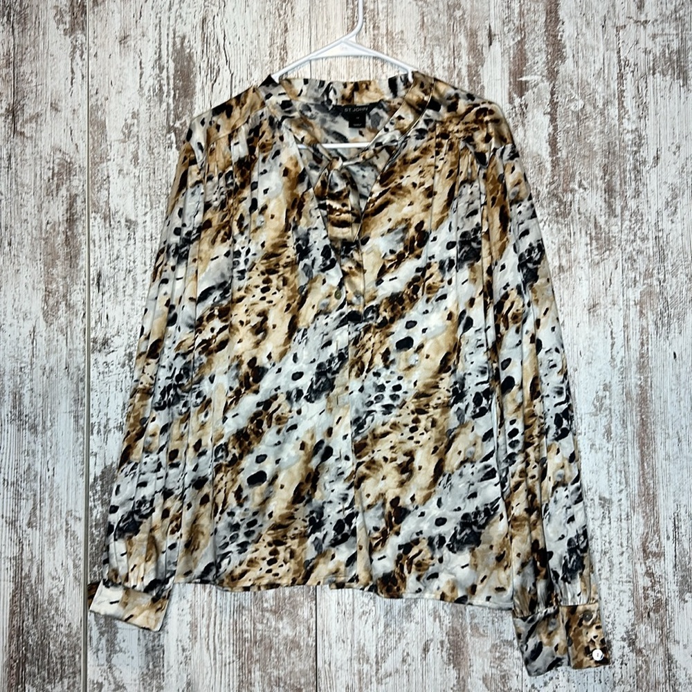 St. John Silk Blouse size 14